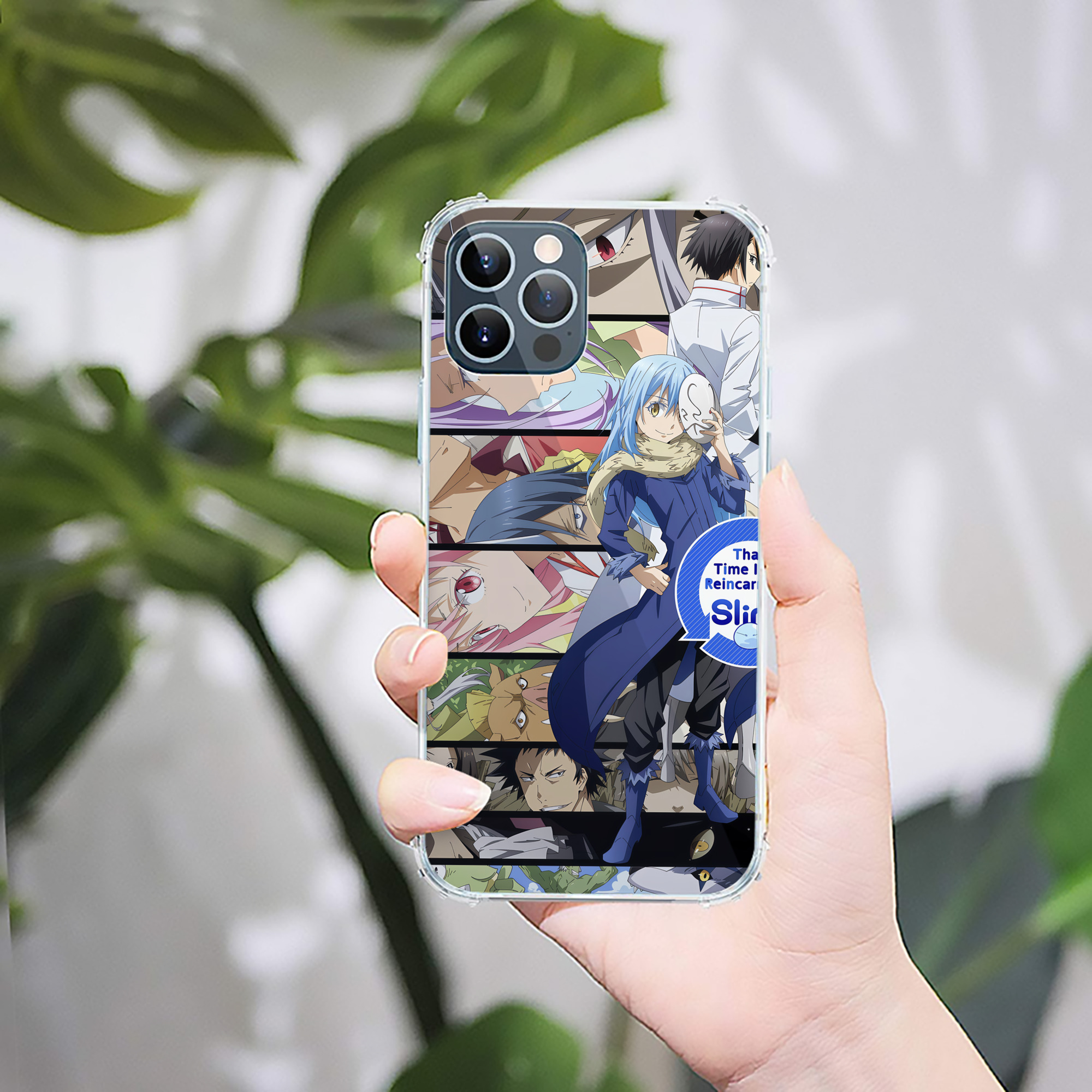 （画像用） 転スラ Regarding Reincarnated to Slime 【iPhone 12シリーズ対応】透明スマホケース（クリアソフトケース）